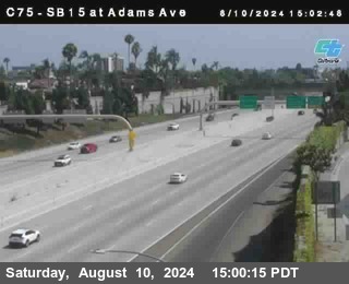 SB 15 at Adams Ave (On Ramp)