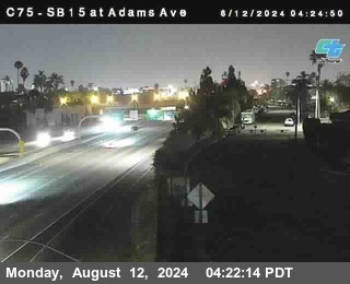 SB 15 at Adams Ave (On Ramp)