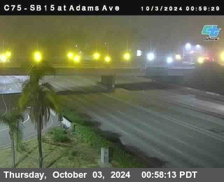 SB 15 at Adams Ave (On Ramp)