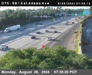 SB 15 at Adams Ave (On Ramp)