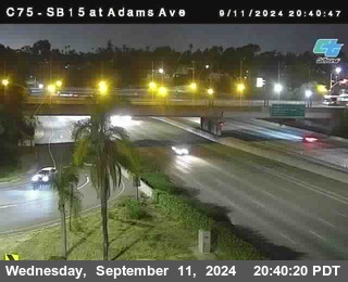 SB 15 at Adams Ave (On Ramp)