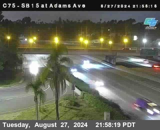 SB 15 at Adams Ave (On Ramp)