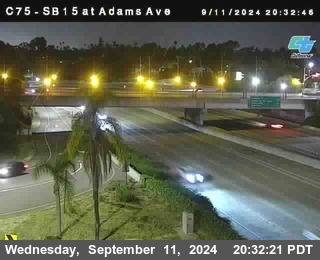 SB 15 at Adams Ave (On Ramp)