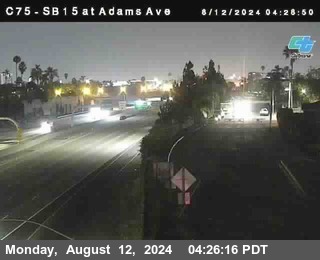 SB 15 at Adams Ave (On Ramp)