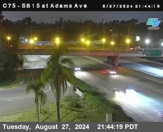 SB 15 at Adams Ave (On Ramp)