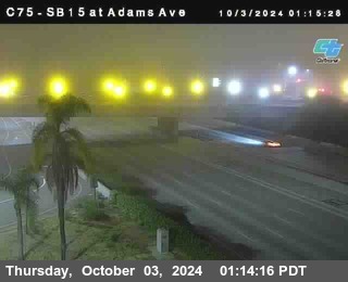 SB 15 at Adams Ave (On Ramp)