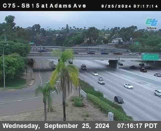 SB 15 at Adams Ave (On Ramp)