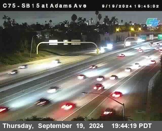 SB 15 at Adams Ave (On Ramp)