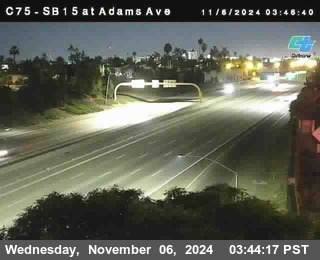 SB 15 at Adams Ave (On Ramp)