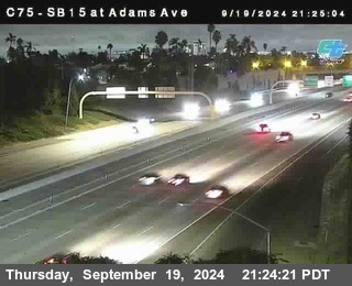 SB 15 at Adams Ave (On Ramp)