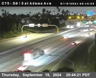 SB 15 at Adams Ave (On Ramp)