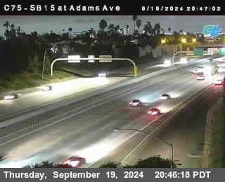 SB 15 at Adams Ave (On Ramp)