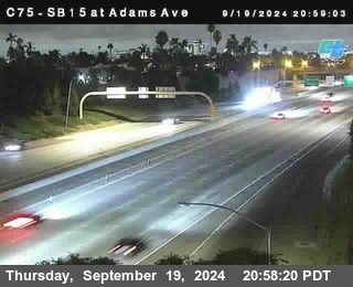 SB 15 at Adams Ave (On Ramp)