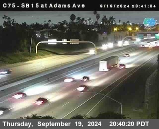 SB 15 at Adams Ave (On Ramp)