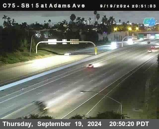 SB 15 at Adams Ave (On Ramp)