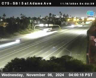 SB 15 at Adams Ave (On Ramp)