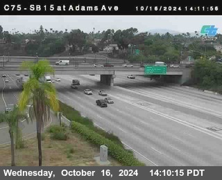 SB 15 at Adams Ave (On Ramp)