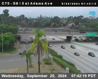 SB 15 at Adams Ave (On Ramp)