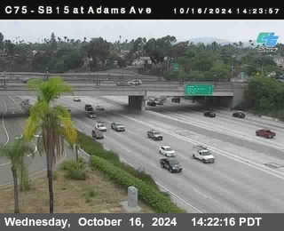 SB 15 at Adams Ave (On Ramp)