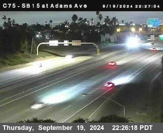 SB 15 at Adams Ave (On Ramp)