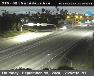 SB 15 at Adams Ave (On Ramp)