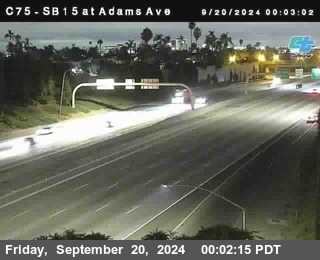 SB 15 at Adams Ave (On Ramp)