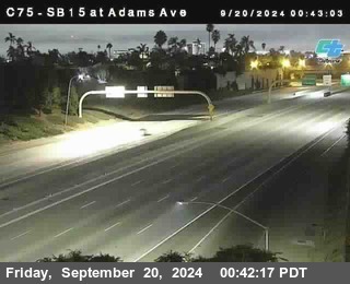 SB 15 at Adams Ave (On Ramp)