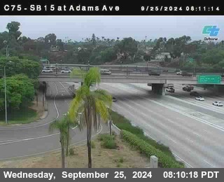 SB 15 at Adams Ave (On Ramp)