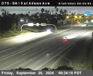 SB 15 at Adams Ave (On Ramp)