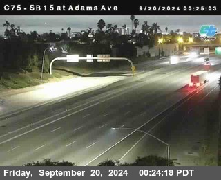 SB 15 at Adams Ave (On Ramp)