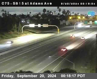 SB 15 at Adams Ave (On Ramp)