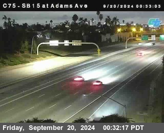 SB 15 at Adams Ave (On Ramp)