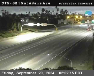 SB 15 at Adams Ave (On Ramp)