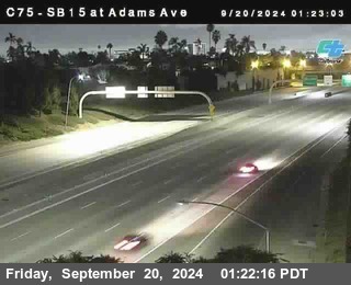 SB 15 at Adams Ave (On Ramp)