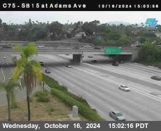 SB 15 at Adams Ave (On Ramp)