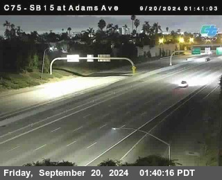 SB 15 at Adams Ave (On Ramp)