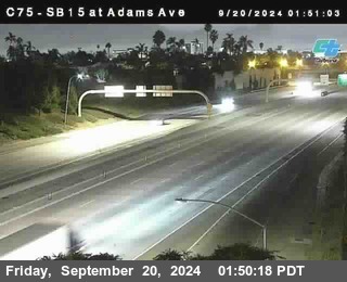 SB 15 at Adams Ave (On Ramp)