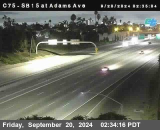 SB 15 at Adams Ave (On Ramp)