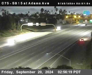 SB 15 at Adams Ave (On Ramp)