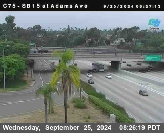 SB 15 at Adams Ave (On Ramp)