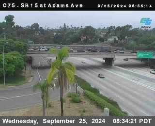 SB 15 at Adams Ave (On Ramp)