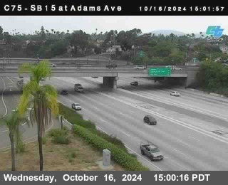 SB 15 at Adams Ave (On Ramp)