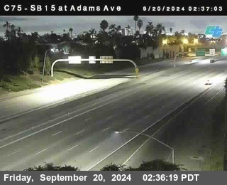 SB 15 at Adams Ave (On Ramp)