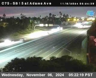 SB 15 at Adams Ave (On Ramp)