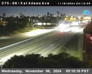 SB 15 at Adams Ave (On Ramp)