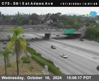 SB 15 at Adams Ave (On Ramp)