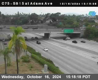 SB 15 at Adams Ave (On Ramp)