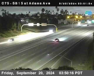 SB 15 at Adams Ave (On Ramp)