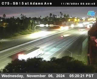 SB 15 at Adams Ave (On Ramp)