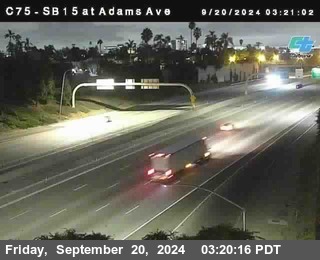 SB 15 at Adams Ave (On Ramp)